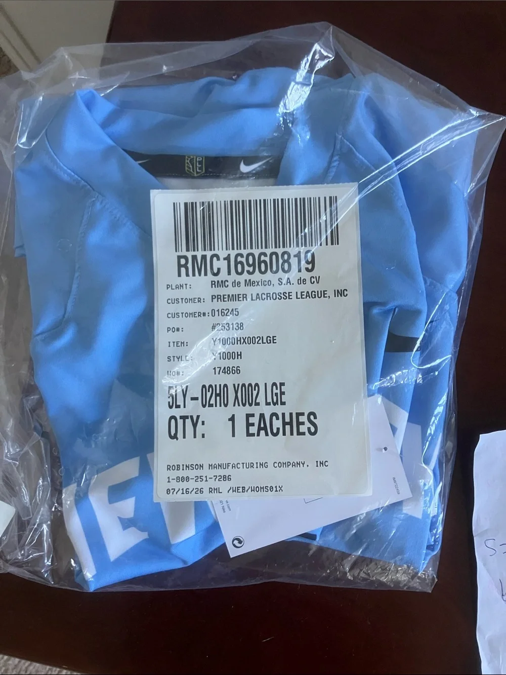Nike Kids lacrosse Atlas Shellenberger Jersey